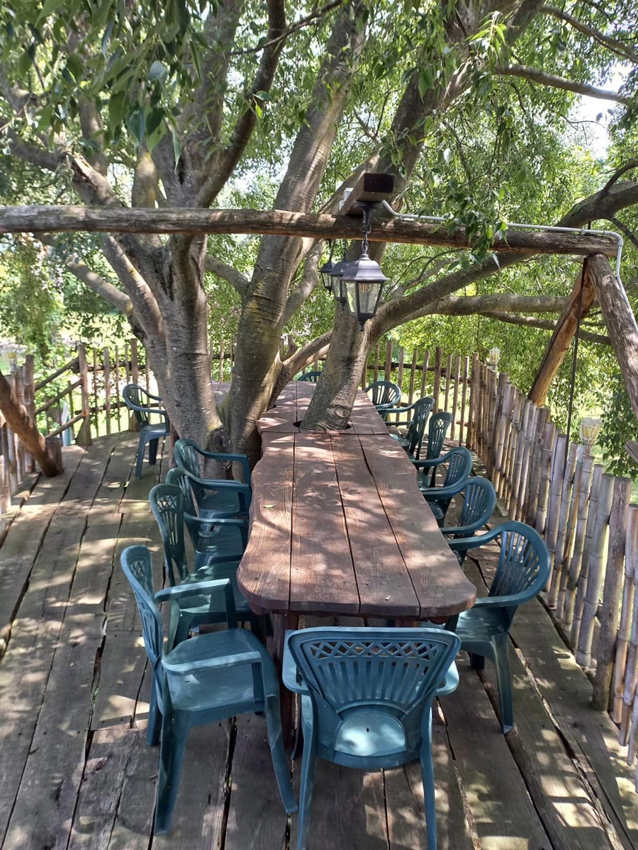 Casa sugli alberi di Parco Paradiso a Orgiano (Vicenza)