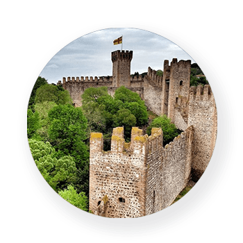 Percorsi turistici. Este Montagnana e le mura medievali vicino a Parco Paradiso a Orgiano (VI)
