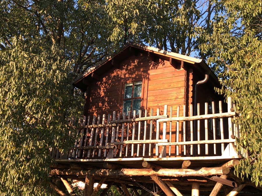 Parco Paradiso a Orgiano (Vicenza) la casetta sull'albero