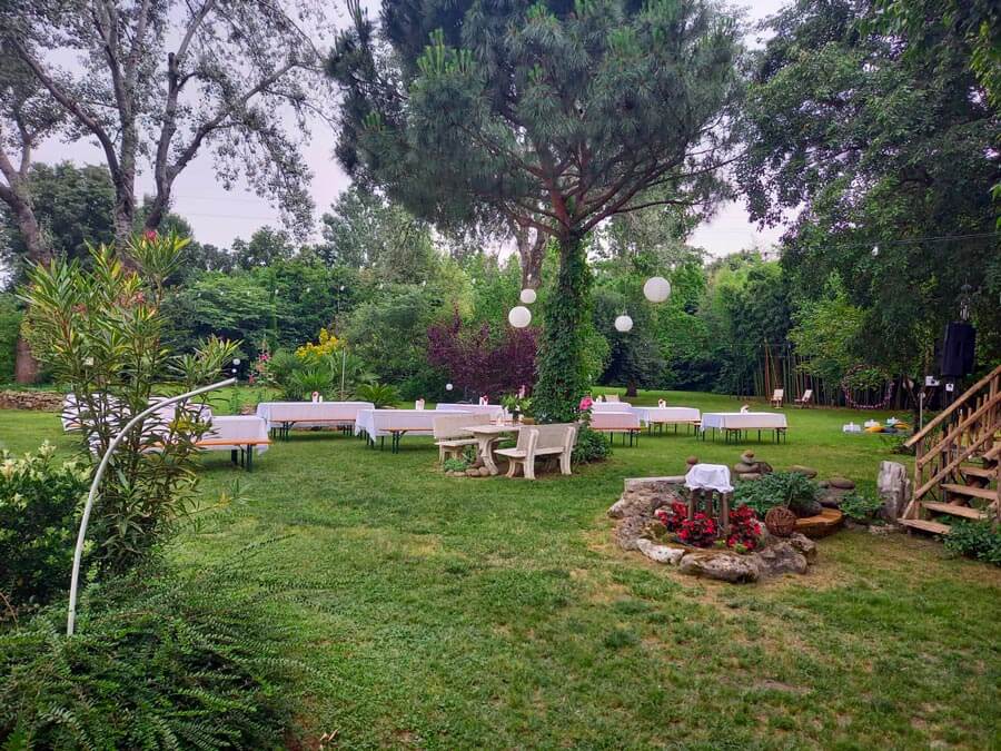 Il giardino per eventi di Parco Paradiso a Orgiano (VI)